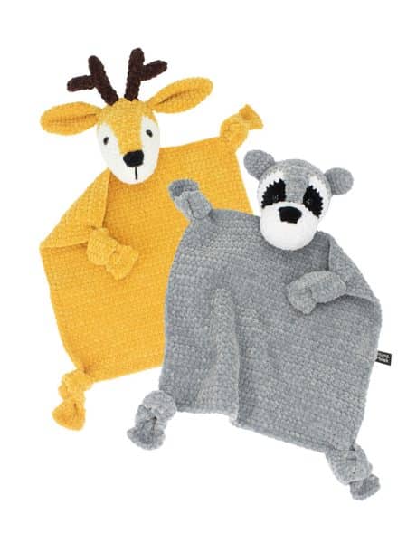 Haakpakket Knuffeldoekje Hert milou - velvet