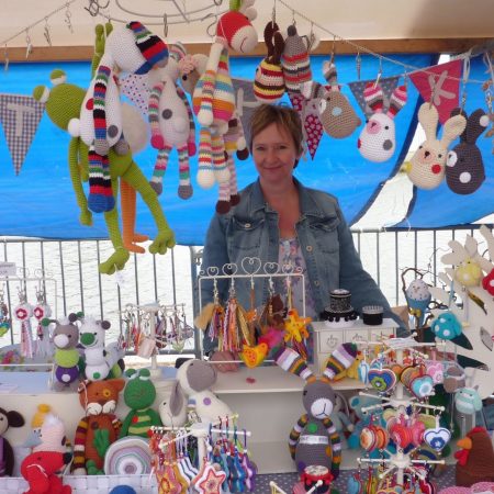 Herriët op een markt Herriët op een markt